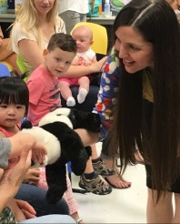 Puppets at storytime for babies and children