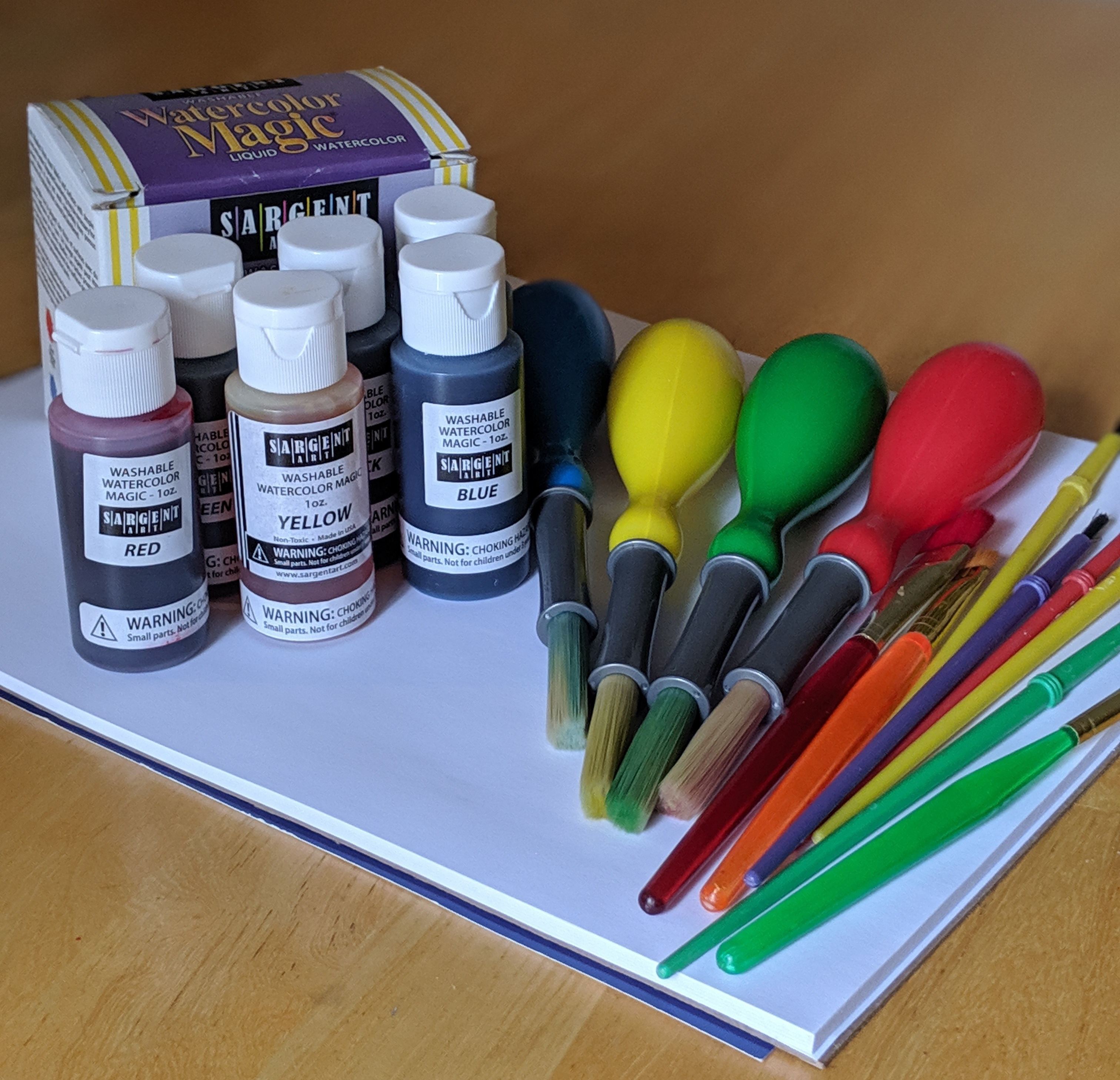 Early childhood art supplies